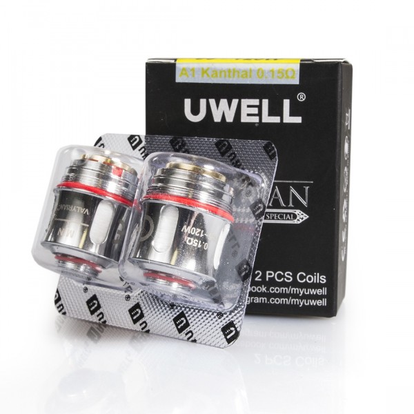 Uwell Vlyrian Sub Ohm Tank Coils - Single .15ohm